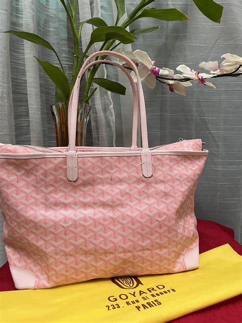 goyard pink mini tote|goyard vendome mini bag price.